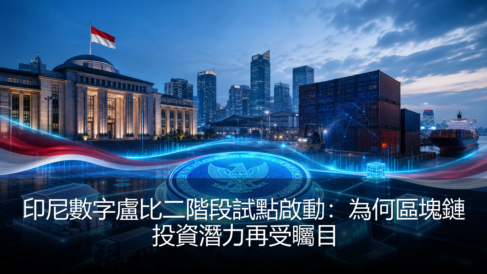印尼數字盧比二階段試點啟動：為何區塊鏈投資潛力再受矚目