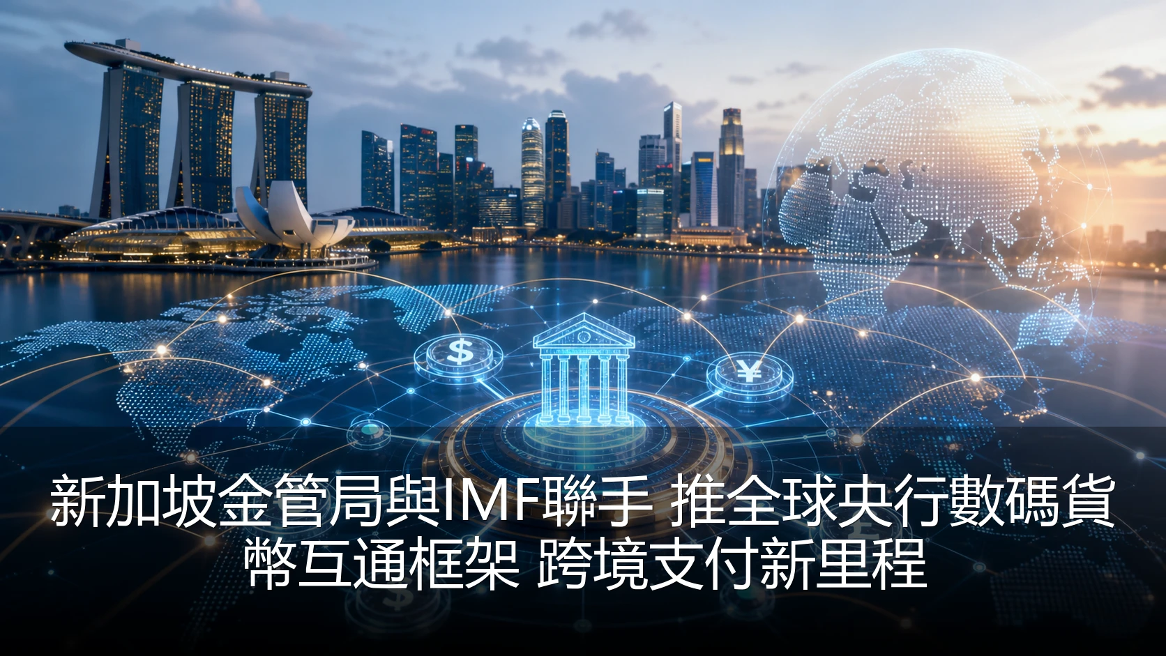 新加坡金管局與IMF聯手 推全球央行數碼貨幣互通框架 跨境支付新里程